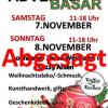 Advensbasar abgesagt